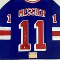 thumbnail image 2 of Autographed/Signed Mark Messier New York Blue Hockey Jersey Steiner Sports COA, 2 of 4
