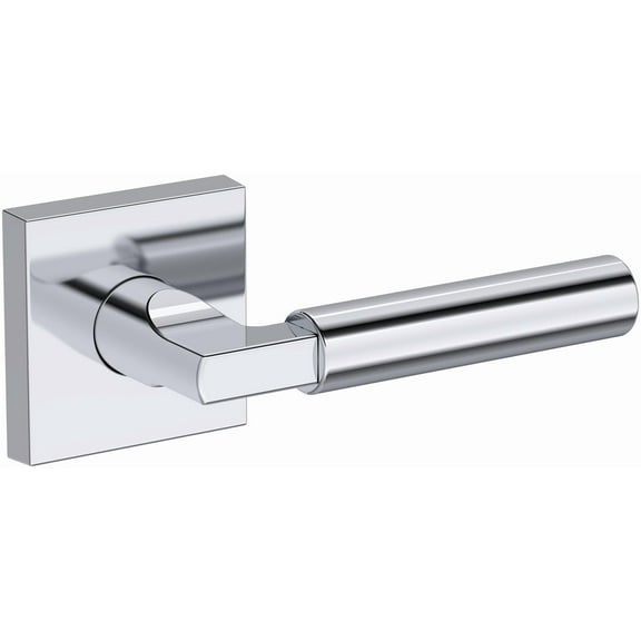 Baldwin Fd.Lkf.R.Csr Lake Forest Non-Turning Two-Sided Dummy Door Lever Set - Chrome