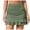 Army Green, variant on Women's Swim Skirt Bottoms High Waist Retro Ruffle Tankini Swimsuit Bathing Suit Bottoms, Black M