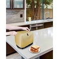 thumbnail image 3 of Orange Yellow Ombre Small Toaster Cover 2 Slice, Kitchen Appliance Covers, Modern Abstract Art Gradient Aesthetics Toaster Oven Cover with Loop, Bread Machine Cover Polyester Dust Cover Protection, 3 of 4