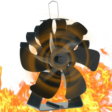 

ibaste Stove Fan | Durable Heat Powered Wood Log Burner Fan | Eco-Friendly Heat Circulation Stove Fan for Wood Log Burner Fireplace