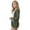 #0100-Army Green, variant on Cowsor Girls Cardigans Kids Fashion Open Front Long Sleeve Knit Sweaters Outerwear with Pockets