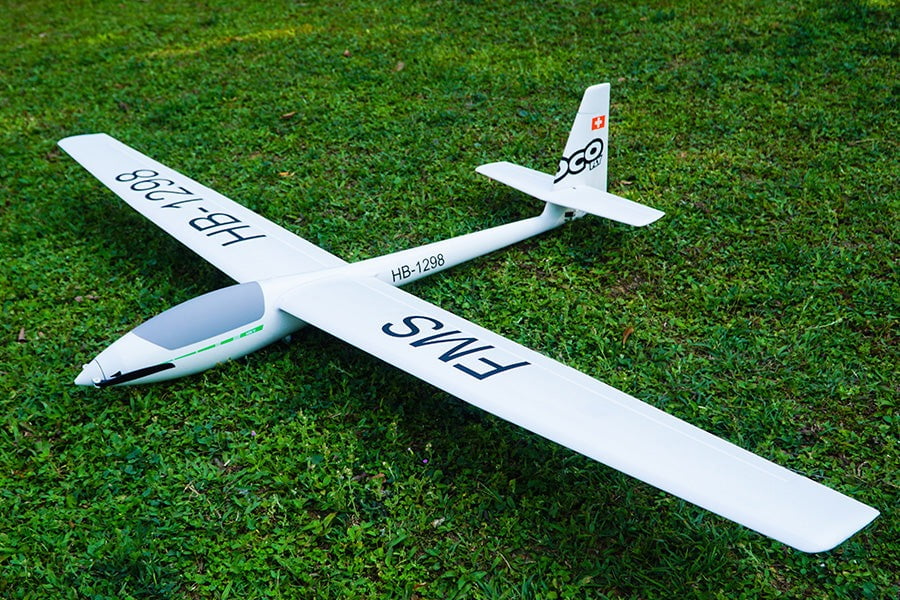 Fms Rc Planes for Adults Remote Control Airplane 2500mm ASW-17 EP Glider Hobby Rc Airplanes PNP (NO Radio, Battery, Charger)