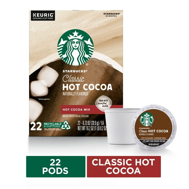 Starbucks Hot Cocoa KCup Pods — Classic Hot Cocoa for Keurig Brewers