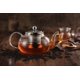 thumbnail image 3 of Glass Teapot with Strainer - Stainless Steel Strainer with Lift Function | Heat-Resistant Glass | for Hot Tea or Iced Tea, 3 of 5