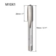 thumbnail image 2 of Unique Bargains Metric Machine Tap Left M10 Thread 1 Pitch H2 3 Flute High Speed Steel, 2 of 5