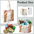 thumbnail image 2 of Sac de Courses en Toile Grain de Bois – Style Artistique Rustique Réutilisable, 2 of 6