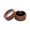 Double black opening, variant on Round Wood Rings Holder Wedding Rings Display Case Jewellery Organiser Storage Chest For Engagement Proposal Anniversary