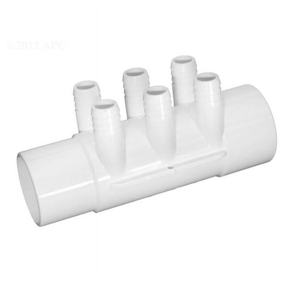 The Pool Supply Shop White Waterway Spigot 6-Port Smart Plumb Manifold