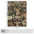 thumbnail image 4 of Orinice Hunting Gifts for Men Blanket, Hunting Gifts, Deer Hunting Gift for Men, Unique Gifts for Hunters Men, Hunter Gift, Hunting Gifts for Him, Gifts for Hunter, Hunting Gear Gifts Blanket 40x50in, 4 of 6