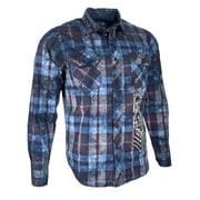 Xtreme Couture by Affliction Mens Button Down Shirt Stone Eagle