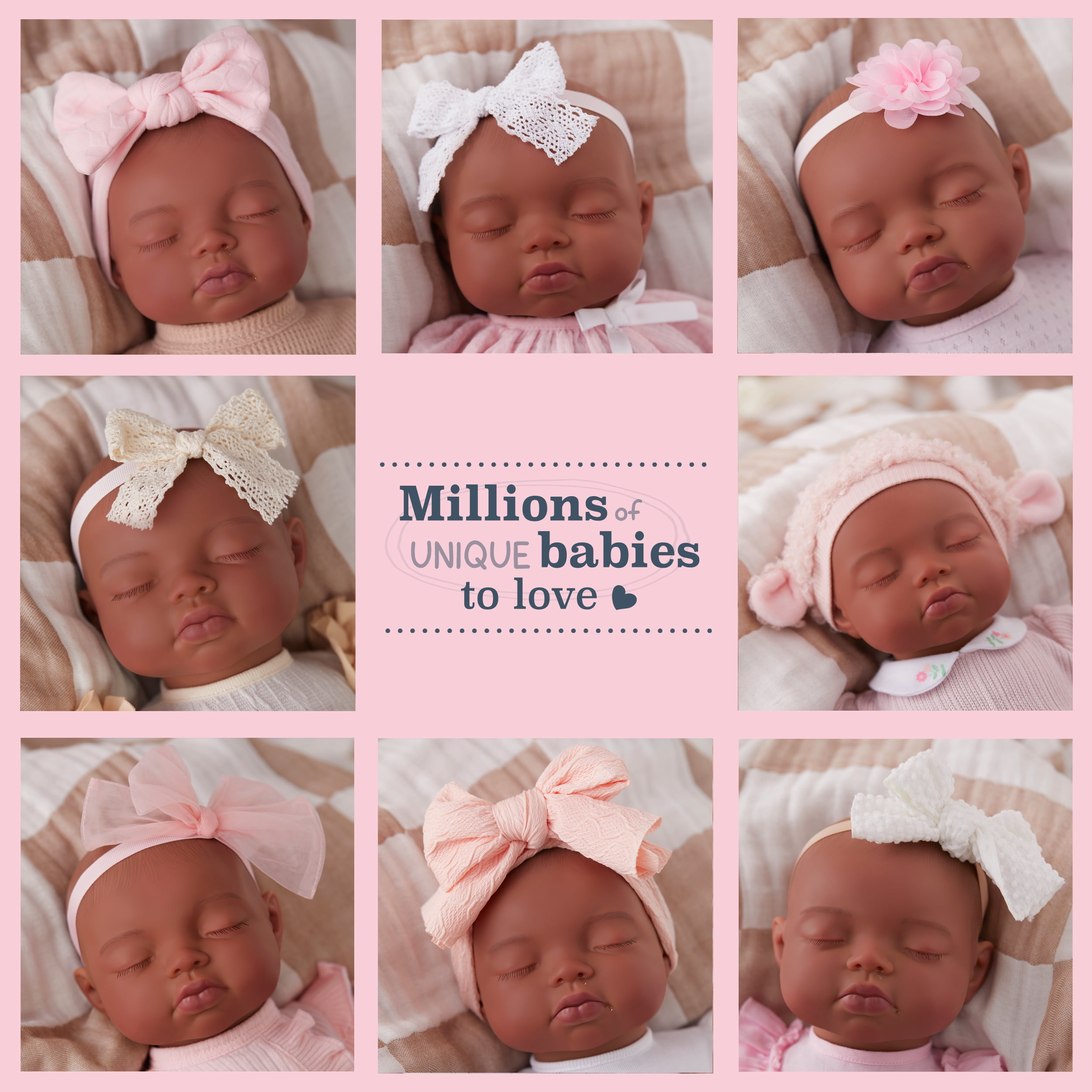 BABY born Real Hand-Painted, Realistic Reborn Baby Doll Girl - Deep, Closed Eyes, Ages 3+