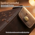 thumbnail image 5 of Valet Tray Catchall Tray for Men, 7.08"x 6.69"x 1.89" PU Leather Nightstand Organizer, EDC Tray for Keys, Wallet & Watch, Dark Brown, 5 of 10