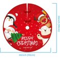 thumbnail image 4 of 36 Inch Christmas Tree Skirt, Merry Christmas Tree Ornament for Xmas Holiday New Year Party Home Decoration, 4 of 6