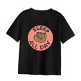thumbnail image 2 of Camiseta de mujer Camiseta deportiva negra con cuello redondo para compras de viajes en la calle XL Yuyangstore Camiseta para mujer, 2 of 8