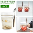thumbnail image 5 of Yogurt Cups,Breakfast On the Go Cups, Take and Go Yogurt Cup with Topping Cereal or Oatmeal Container, 5 of 9