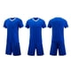 thumbnail image 2 of Odeerbi Juego de Uniformes de Entrenamiento de Fútbol de Niños Color Sólido Camiseta Pantalones Cortos Ropa Deportiva Seco Rápido Conjuntos Atléticos Para 5-12 Años, 2 of 5