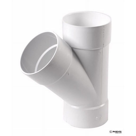 Y 45 PVC 6" HXHXH (Pack of 1)