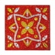 thumbnail image 1 of Cuadros Decorativos 5D DIY Kit de pintura de diamantes Posavasos Cerámica Aislamiento Almohadilla de dibujos animados (Rojo) Tmvgtek embutido en tela, 1 of 8