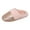 Pink, variant on Slippers for Women Fashion Plush Indoor Soft Sole Slip on Shoes Anti-Slip Bedroom Slippers