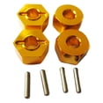 thumbnail image 1 of Vogacara Adaptador de montaje hexagonal de rueda fuerte de aleación de aluminio RCGOFOLLOW para pieza de coche de control remoto 1/16, montaje Kits de construcción modelo Verde, 1 of 6