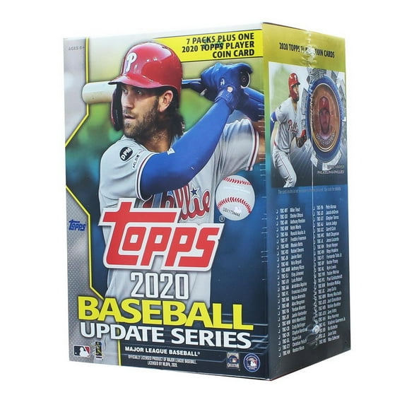 Topps 2020 Topps Baseball Update Series Value Box, 7 Packs Per Box - 14 Cards Per Pack