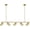 5 Light-Gold, variant on Brass 5-Light Track Lighting Pendant Mid Century Modern LED Track Lighting Kit Linear Track Lighting Kitchen Adjustable Spot Light Ceiling