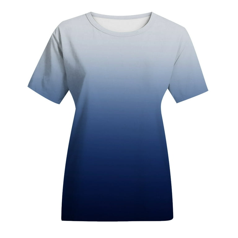 トップス TMT OMBRE CHECK SHORT SLEEVES SHIRTS Lpstop Unisex Gradient Shirt Summer Short Sleeve Tees Quick