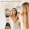 thumbnail image 4 of Irregular Wavy Wall Mirror - PAIHOME: Asymmetrical Shape, HD Reflection, Modern Decor for Bedroom, Bathroom, 26"×46", 4 of 7