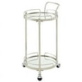 thumbnail image 2 of Round Silver Mirror Bar Cart, 2 of 6