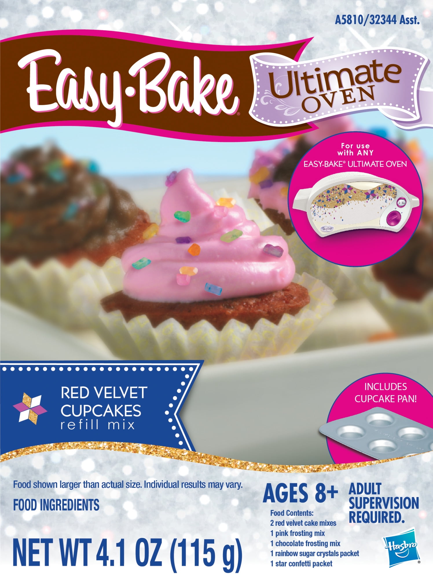 Easy-Bake Ultimate Oven Red Velvet Cupcakes Refill Pack