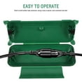 thumbnail image 5 of SOPOTUTU Sturdy Green Junction Box for Outdoor Home Electrical Protection, 5 of 8