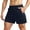 Navy, variant on Men'S 5 Inch Running Shorts With Zipper Pockets Athletic Workout Gym Shorts Casual Classic Fit Shorts Drawstring Elastic Waist Pant (Light Gray, XL)