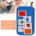 thumbnail image 4 of Cognitive Card Toy, Vivid Cartoon Pattern Safe Durable Paper Material Educational Card  For Gift Green 30pcs Card,Blue 30pcs Card,Pink 56pcs Card, 4 of 8