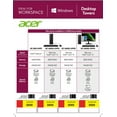 thumbnail image 3 of Acer Aspire Desktop, 10th Gen Intel Core i3-10105 4-Core Processor, Intel UHD Graphics 630, 8GB DDR4, 256GB NVMe M.2 SSD, Black, Windows 10 Home, XC-1660G-UW92, 3 of 6