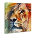 thumbnail image 3 of Stupell Industries Modern Strong Lion Gaze Canvas Art, 30 x 30, by Walker Noble, 3 of 8