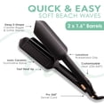 thumbnail image 4 of Hair Waver MINT con forma de sirena de doble barril para cabello largo, diseño iónico, 4 of 8