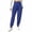 #03 Blue 【Mix & Match: Stock Up on Your Favorite Colors】, variant on Women's High Waisted Jogger Pants, Elastic Waist Casual Sweatpants with Pockets, Tapered Pull On Cuff Bottom Lounge Pants, Soft Polyester Blend Activewear Joggers for Gym,