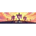 thumbnail image 4 of He Is Risen Easter Banner Cross Background with Butterflies and Eggs for Spring Religious Celebration Church Decorations Backdrop Photography Props, 4 of 4