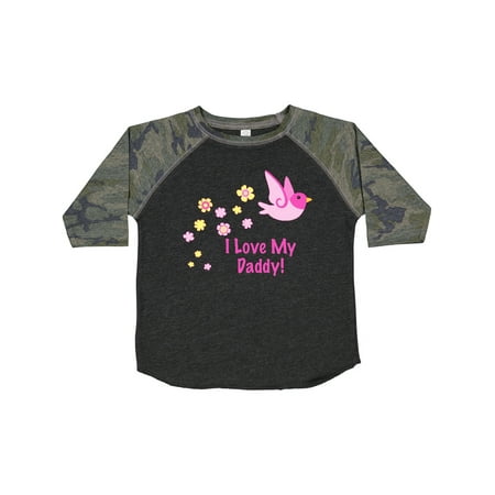 

Inktastic I Love My Daddy! Gift Toddler Toddler Girl T-Shirt