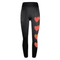 thumbnail image 3 of lcziwo Sales Today Clearance Prime Only, Womens Compression Athletic Yoga Pants Fashion Graphic Print Leggings Casual Stretch High Waisted Workout Legging Pant for Gym Running Black XXL, 3 of 5