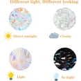 thumbnail image 5 of Tutuviw 52Pcs Anti-Collision Window Decals Sunlight Catcher Rainbow Static Clings to Prevent Bird Strikes Non Adhesive Prismatic Window Clings for Glass Windows and Doors, 5 of 7