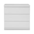 thumbnail image 2 of Whiteline Modern Living White Anna Contemporary High Gloss Lacquer Dresser, Full Extension Drawers, 2 of 10