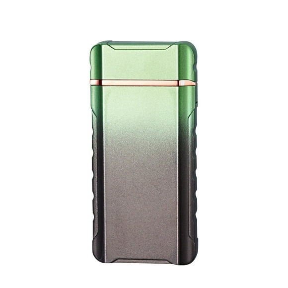 TOPRenddon Bright Fire Lighter， Flame Lighter With LED Blue Light Visible Tank Windproof Gas Torch Lighter Fire Butane Lighter With A Gift Box Gifts For Men