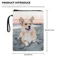 thumbnail image 6 of Xoenoiee Corgi Dog Print Book Sleeve with Zipper, Washable Covers for Paperback, Carrier Book Sox for Hardcover Books Reusable Protective Covers for Textbooks, 6 of 6
