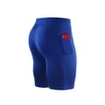 thumbnail image 3 of Niuer Men Compression Shorts Underwear Athletic Active Shorts with Pockets Cool Dry Workout Running Short Tights, 3 of 4