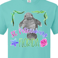 thumbnail image 4 of Inktastic St. Petersburg Florida Cute Swimming Manatee T-Shirt, 4 of 5