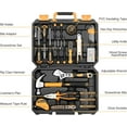 thumbnail image 5 of DEKOPRO 100 Piece Home Repair Tool Set,General Household Hand Tool Kit with Plastic Tool Box Storage, 5 of 6