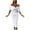White Womens Summer Dress, variant on Werulen Dresses for Women 2023, Sexy Belt Bodycon Vintage Dresses Off Shoulder Short Sleeve Prom Party Maxi Long Dresses Women