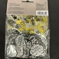 Amscangold And White Fabric Confetti Petals 2 Pack Of 300
